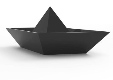 kağıt gemi 3d ayrı tut moduyla arka plan