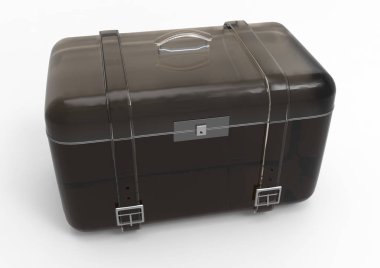 Beyaz arka plan üzerinde izole seyahat için bavul