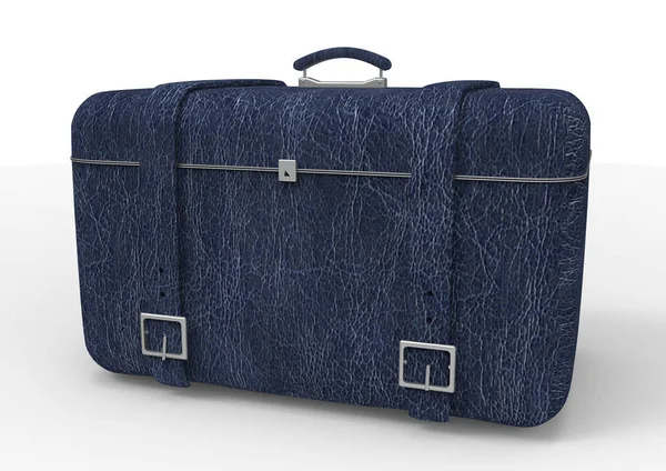 Beyaz arka plan üzerinde izole seyahat için bavul