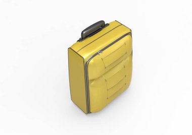 Beyaz arka plan üzerinde izole seyahat için bavul