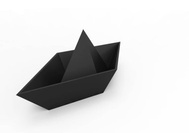 kağıt gemi 3d ayrı tut moduyla arka plan