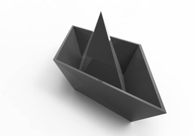 kağıt gemi 3d ayrı tut moduyla arka plan