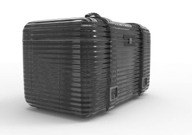 Beyaz arka plan üzerinde izole seyahat için bavul