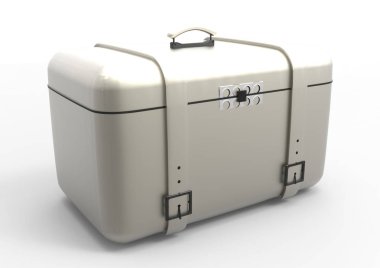 Beyaz arka plan üzerinde izole seyahat için bavul