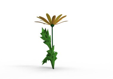 vazo çiçekleri 3d ayrı tut moduyla arka plan