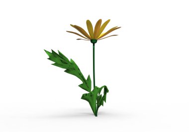 vazo çiçekleri 3d ayrı tut moduyla arka plan