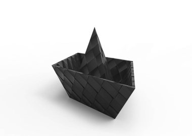 kağıt gemi 3d ayrı tut moduyla arka plan
