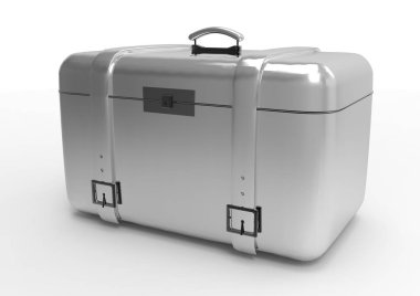 Beyaz arka plan üzerinde izole seyahat için bavul