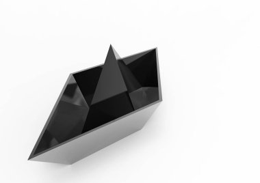 kağıt gemi 3d ayrı tut moduyla arka plan