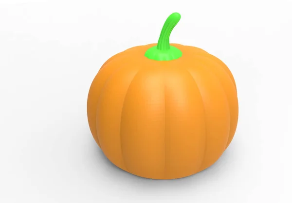 Calabaza Aislada Sobre Fondo Blanco — Foto de Stock