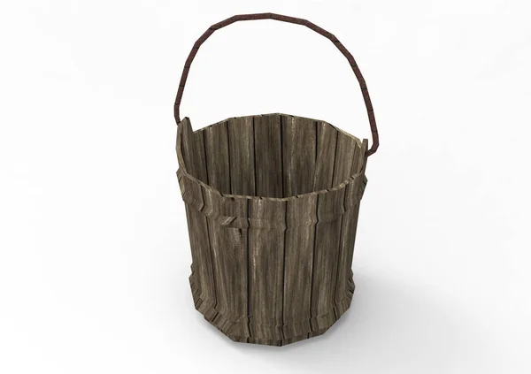Bucket Isolate Background — Stock Photo, Image