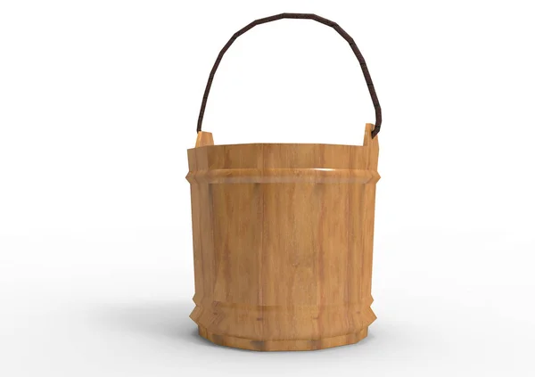 Bucket Isolate Background — Stock Photo, Image