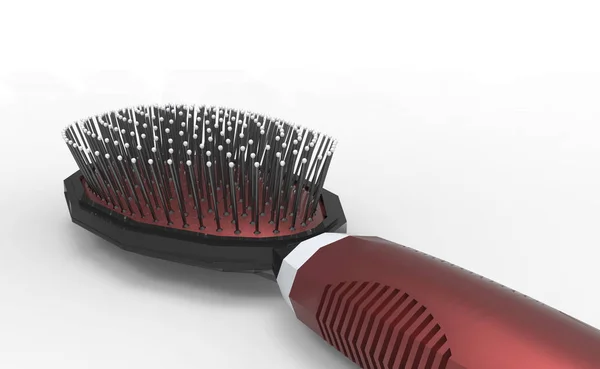 Hair Brush Isolate Background — Stock Photo, Image