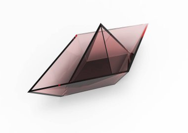 kağıt gemi 3d ayrı tut moduyla arka plan