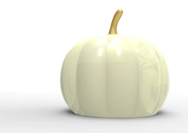 Calabaza Aislada Sobre Fondo Blanco — Foto de Stock