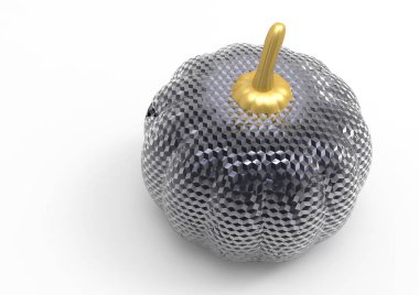 Beyaz arkaplanda kabak izole