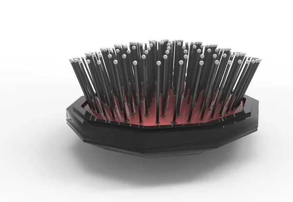 Hair Brush Isolate Background — Stock Photo, Image