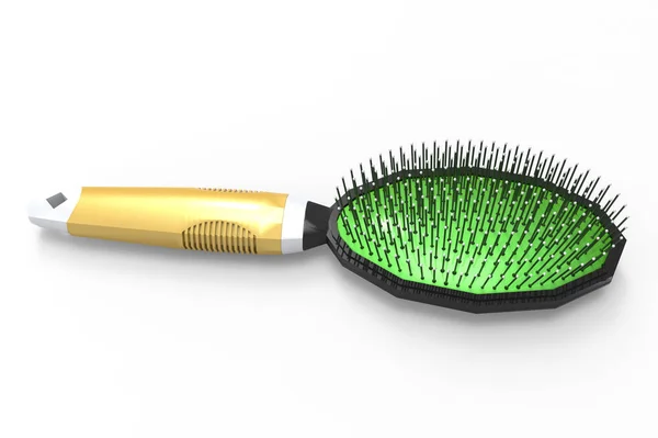 Hair Brush Isolate Background — Stock Photo, Image