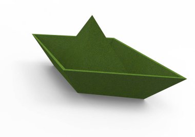 kağıt gemi 3d ayrı tut moduyla arka plan