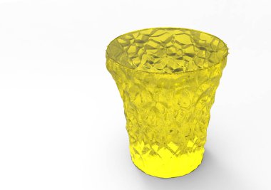 kristal bardak 3d ayrı tut moduyla arka plan