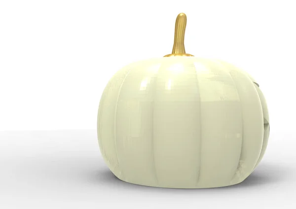 Calabaza Aislada Sobre Fondo Blanco — Foto de Stock