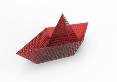 kağıt gemi 3d ayrı tut moduyla arka plan