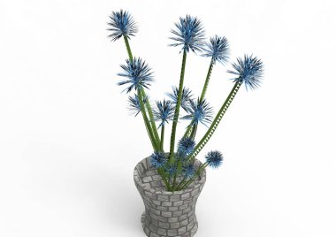 sinekkapan bitki 3d ayrı tut moduyla arka plan