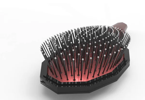 Hair Brush Isolate Background — Stock Photo, Image