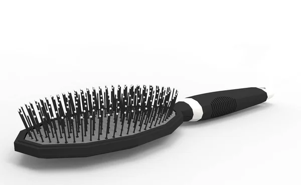 Hair Brush Isolate Background — Stock Photo, Image
