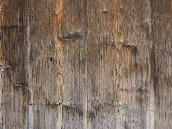 Closeup of very old weathered brown wooden planks — Stock Photo, Image