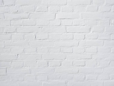 arka plan beyaz yıkanmış tuğla duvar yatay parçası oluşan