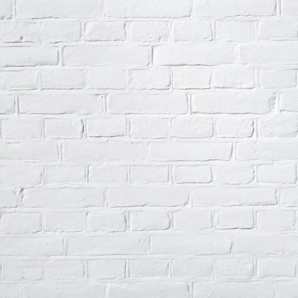 Fondo Que Consiste Parte Cuadrada Pared Ladrillo Lavado Blanco — Foto de Stock