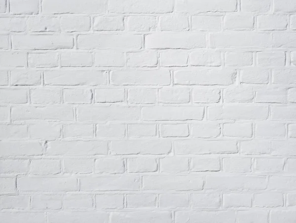 Background Consisting Horizontal Part White Washed Brick Wall — Stock Photo, Image