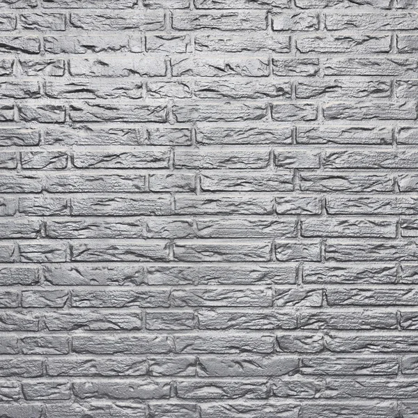 Part of silver gray coloured brick wall — Stock Photo, Image