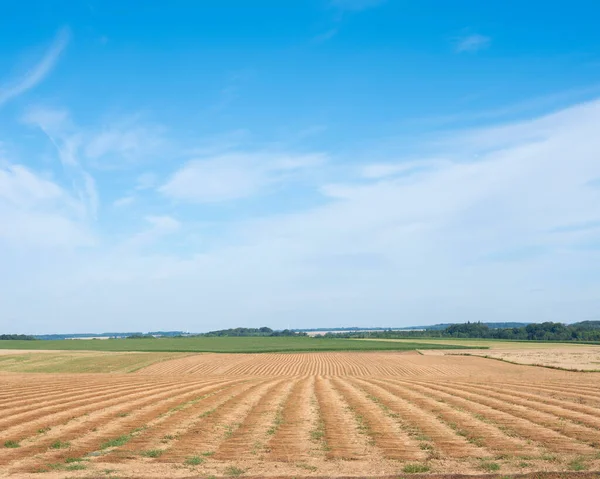 Ländliche offene Landschaft nordfranzösisch pasrt nord pas de calais — Stockfoto