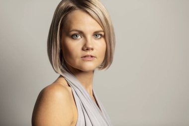 güzel genç kadın, yakın çekim