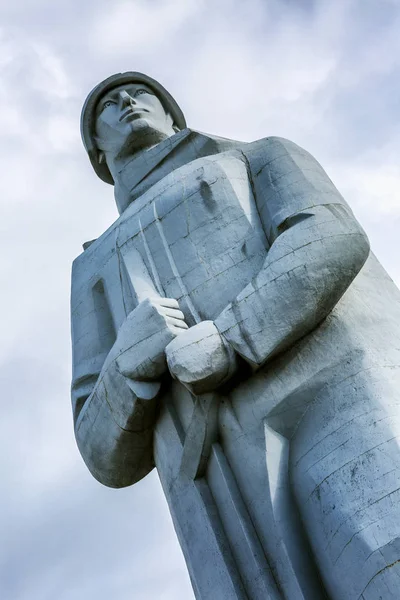 Murmansk, Rússia, 08.31.2017: Monumento aos soldados mortos de Alesha . — Fotografia de Stock