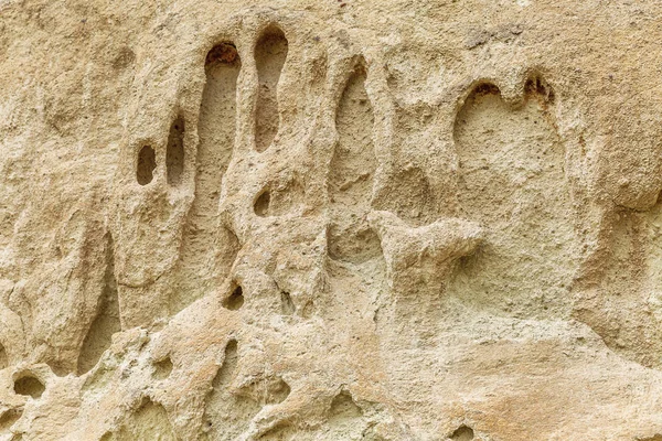 La texture des montagnes dans la vallée de la Cappadoce . — Photo