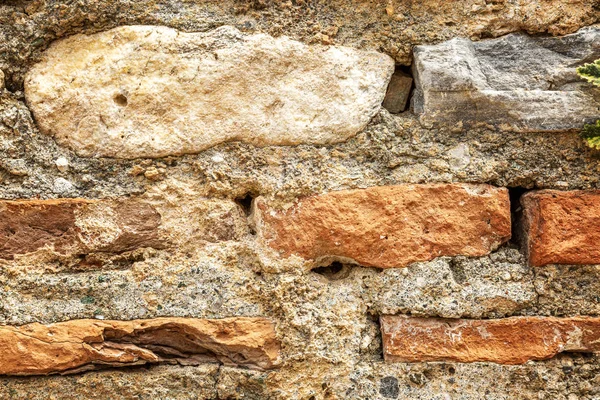 La texture du mur de pierre, gros plan. Contexte. Espace pour le texte . — Photo