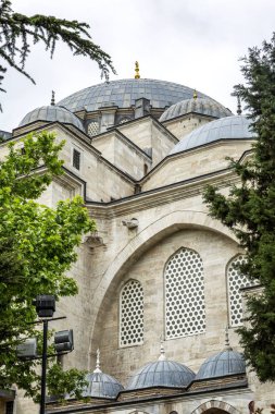 Süleymaniye İstanbul'da. Close. Caminin güzel görünümü. 