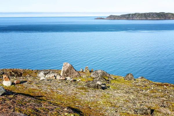 Vackra kusten i Nordsjön på en klar solig dag. Vackra landskap. — Stockfoto