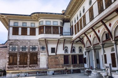 Topkapı'da harem avlusu. 