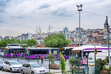 İstanbul, Türkiye, 22.05.2019: Şehirde otogar.