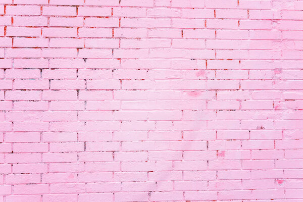Розовые кирпичные стены. Пространство для текста. Фон.