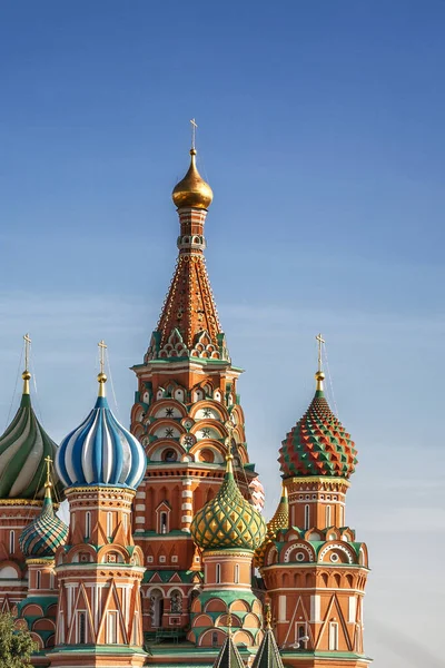 Basilius Kathedrale Auf Dem Roten Platz Moskau Vor Dem Hintergrund — Stockfoto