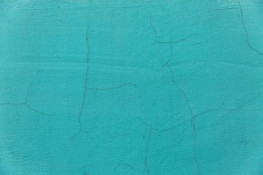 Çatallı beton turkuaz duvar. Geçmişi. Metin için boşluk.