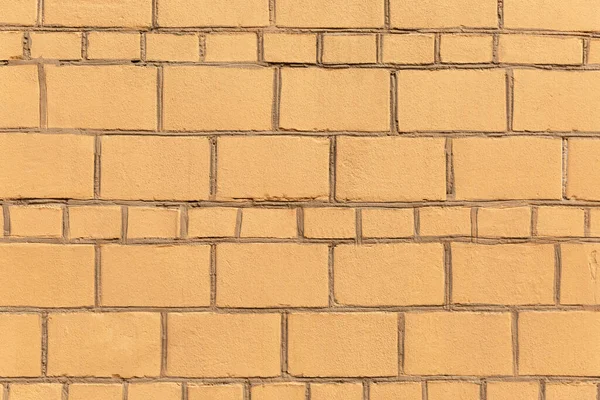 Oberfläche Einer Gelben Modernen Ziegelwand Äußere Des Gebäudes — Stockfoto