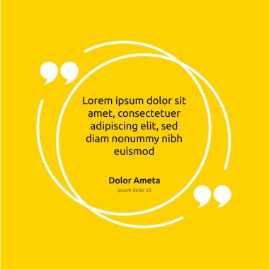 Remark alıntı metin kutusunun poster şablonu kavramı. boş boş çerçeve alıntı. Tırnak paragraf sembolü simgesi. çift köşeli ayraç virgül işareti. kabarcık diyalog afiş. tipografi tasarlamak vektör.