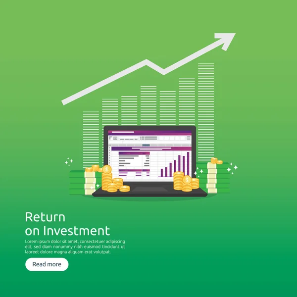 Analyse Données Seo Tableur Écran Analyse Des Finances Des Entreprises — Image vectorielle