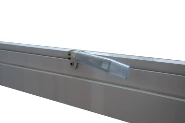 Cam pencere Mandal kolu ile açık bir plastik koruyucu